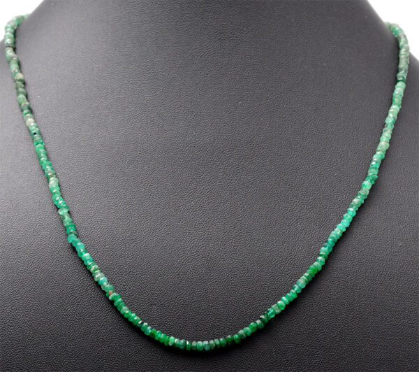 Emerald Gemstone Faceted Bead String NP-1418