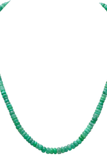 20″ Inches Emerald Gemstone Beaded Necklace NP-1419