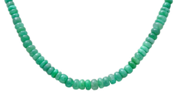 20" Inches Emerald Gemstone Beaded Necklace NP-1419