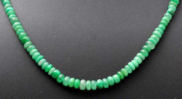 20" Inches Emerald Gemstone Beaded Necklace NP-1419