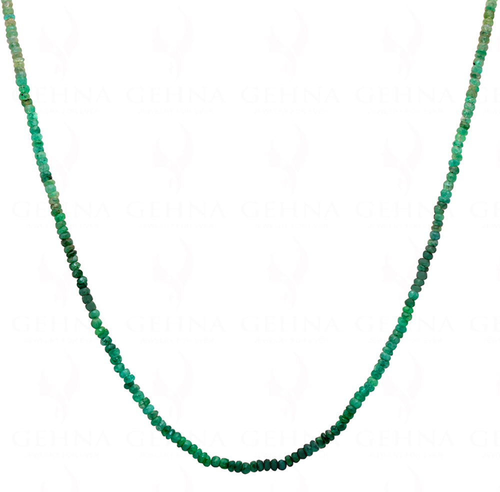 Emerald Gemstone Faceted Bead Strand NP-1420