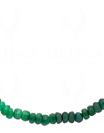 Emerald Gemstone Faceted Bead Strand NP-1420