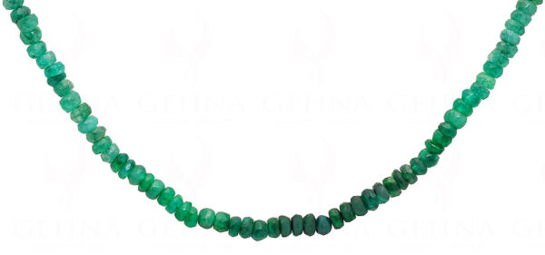 Emerald Gemstone Faceted Bead Strand NP-1420