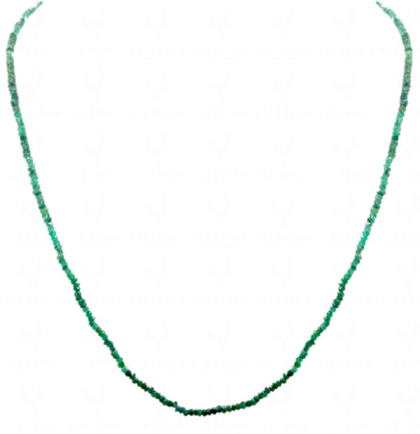 Beautiful 8 Rows Emerald Oval Shape Gemstone Bead Necklace NP-1423