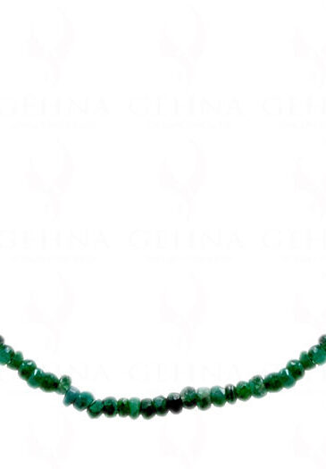 Beautiful 8 Rows Emerald Oval Shape Gemstone Bead Necklace NP-1423