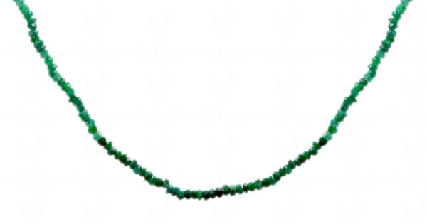 Beautiful 8 Rows Emerald Oval Shape Gemstone Bead Necklace NP-1423