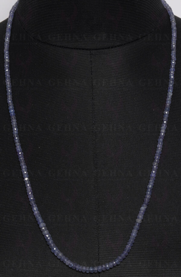 Tanzanite Gemstone Faceted Bead Necklace NS-1436