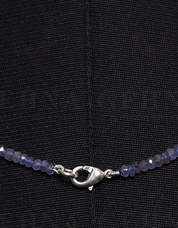 Tanzanite Gemstone Faceted Bead Necklace NS-1436