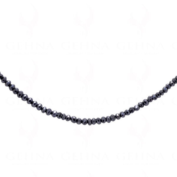 Natural Black Diamond Bead Necklace NP-1440