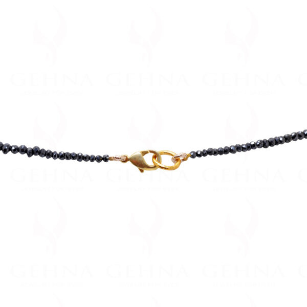 Natural Black Diamond Bead Necklace NP-1440