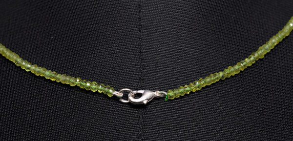 Peridot Gemstone faceted Bead Necklace NS-1441