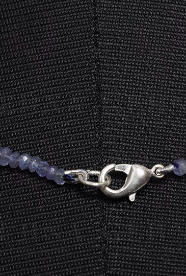 Tanzanite Gemstone Faceted Bead Necklace NS-1449