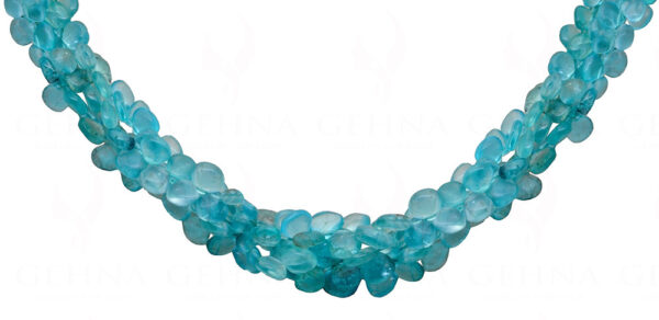 Fluorite Gemstone Almond Shaped Necklace NS-1457