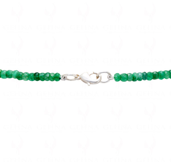 Emerald Gemstone Faceted Bead Necklace NP-1458