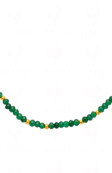 Emerald Gemstone Faceted Bead String NP-1461
