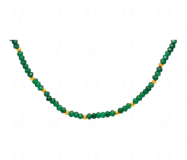 Emerald Gemstone Faceted Bead String NP-1461