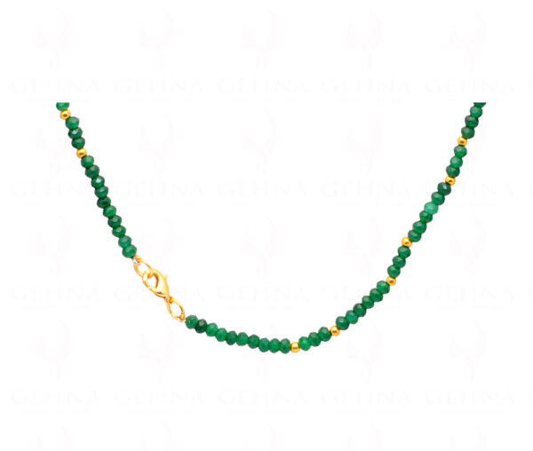 Emerald Gemstone Faceted Bead String NP-1461