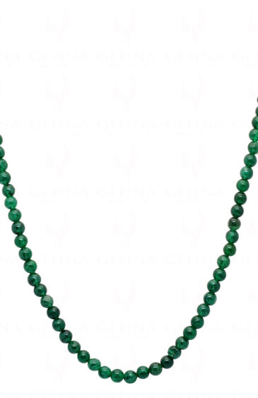 Emerald Gemstone Ball Shape Beaded Necklace NP-1462