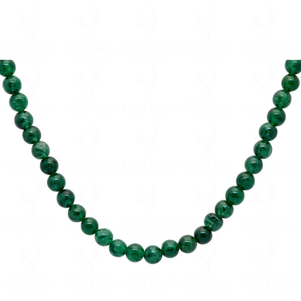 Emerald Gemstone Ball Shape Beaded Necklace NP-1462