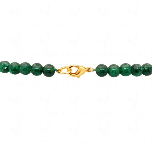 Emerald Gemstone Ball Shape Beaded Necklace NP-1462