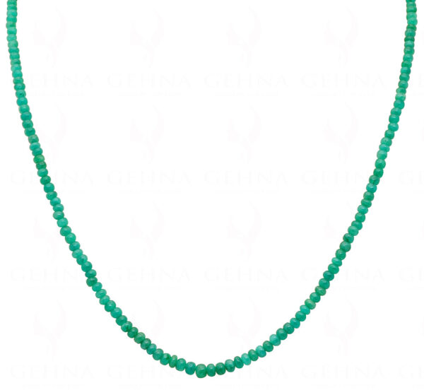 Emerald Gemstone Round Shape Beaded Necklace NP-1468