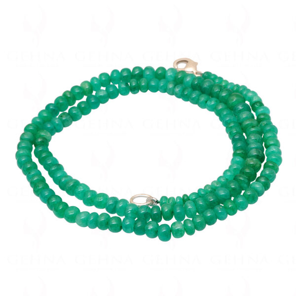 Emerald Gemstone Round Shape Beaded Necklace NP-1468