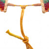 Ruby Emerald Sapphire 9 Rows Faceted Bead Necklace NP-1476