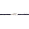 Blue Sapphire Gemstone Faceted Bead Necklace NP-1483