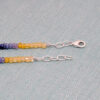 Ruby Emerald Sapphire Gemstone Faceted Bead Necklace NP-1485