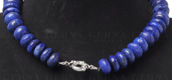 27" Inches of Lapis Lazuli Gemstone Cabochon Bead Necklace NS-1487