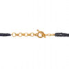 2 Rows Of Blue Sapphire Gemstone Faceted Bead Necklace NP-1489