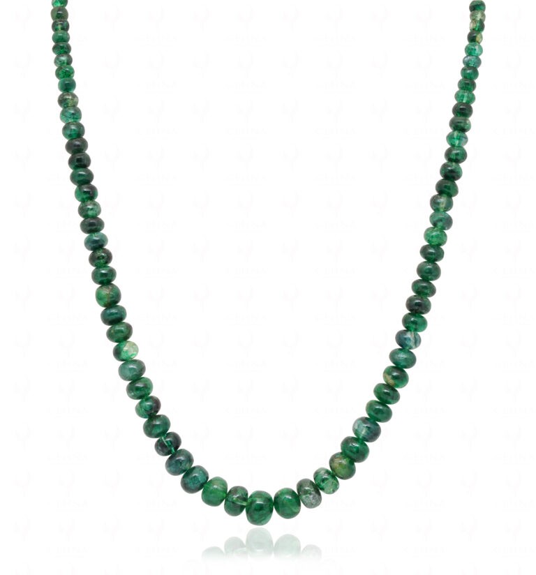 Emerald Gemstone Ball Shape Bead Necklace NP-1491