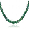 Emerald Gemstone Ball Shape Bead Necklace NP-1491