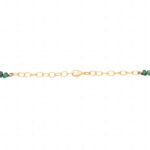 Emerald Gemstone Ball Shape Bead Necklace NP-1491