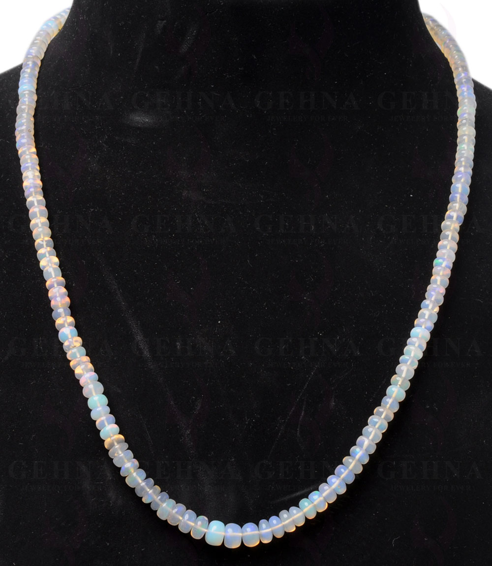 22" Inches of Opal Gemstone Bead Necklace NS-1494