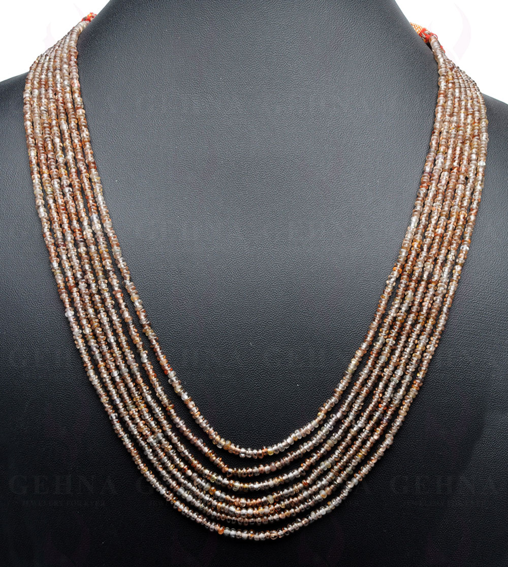 7 Rows of Spinel Gemstone Bead Necklace NS-1507