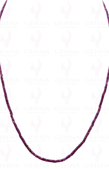 24″ Inches Pink Spinel Gemstone Bead Necklace NS-1509