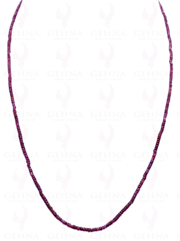 24" Inches Pink Spinel Gemstone Bead Necklace NS-1509