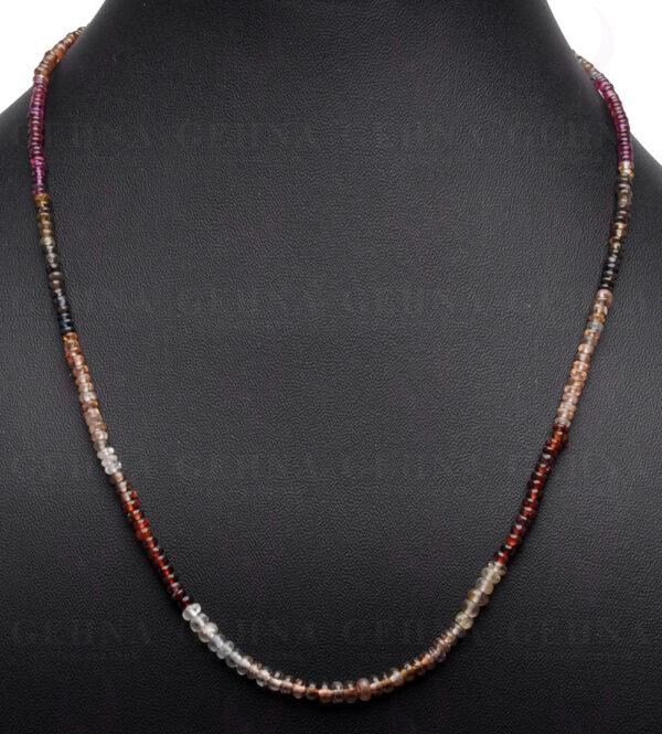 19" Inches Multi Color Spinel Gemstone Bead Necklace NS-1511