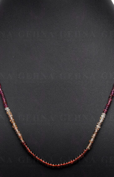 19″ Inches Multi Color Spinel Gemstone Bead Necklace NS-1513