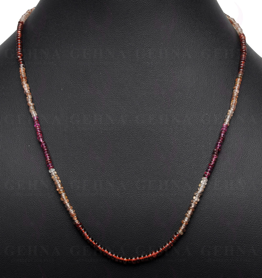 19" Inches Multi Color Spinel Gemstone Bead Necklace NS-1513