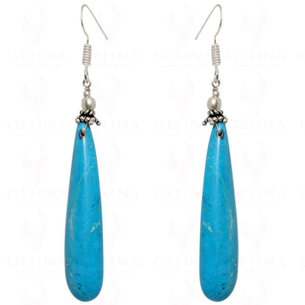 Turquoise Gemstone Earrings In .925 Sterling Silver ES-1517