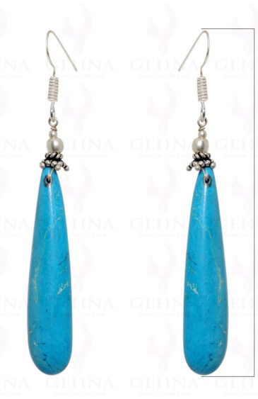 Turquoise Gemstone Earrings In .925 Sterling Silver ES-1517