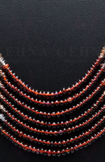 7 Rows of Multicolor Spinel gemstone Bead Necklace NS-1517
