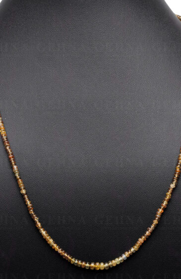 19″ Inches Brown Spinel Gemstone Bead Necklace NS-1518