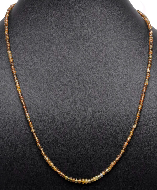 19" Inches Brown Spinel Gemstone Bead Necklace NS-1518