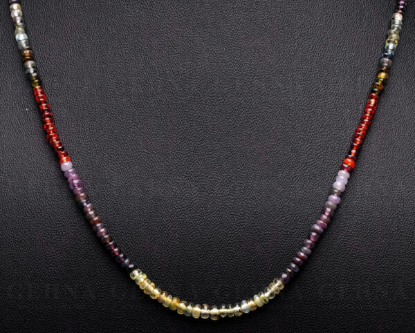 19" Inches of Multi Color Spinel Gemstone Bead Necklace NS-1520