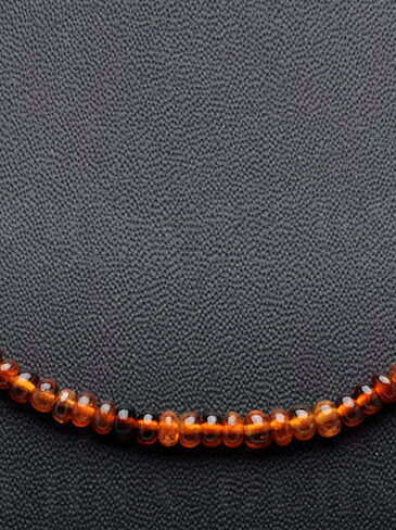 19″ Inches of Brown Spinel Gemstone Bead Necklace NS-1522