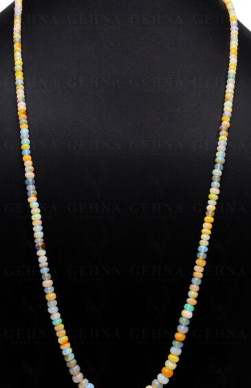 28″ Inches Fire Opal Gemstone Bead Necklace NS-1528