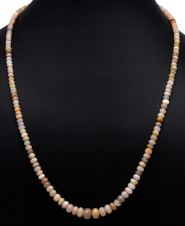 22" Inches Fire Opal Gemstone Bead Necklace NS-1530
